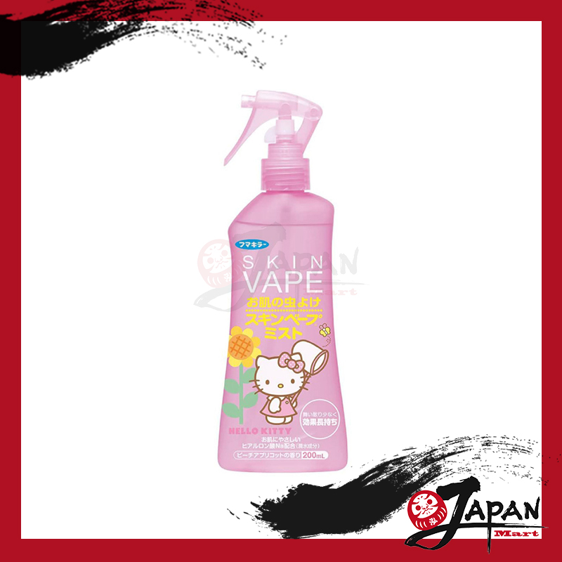 FUMAKILLA 象球牌 SKIN VAPE 驅蚊噴霧蚊怕水 #粉色kitty桃味 200ML